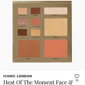Iconic London Heat of the Moment Face & Eye Palette brand new